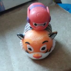 Glitter Rajah Baymax, & Captain Hook Tsum Tsums